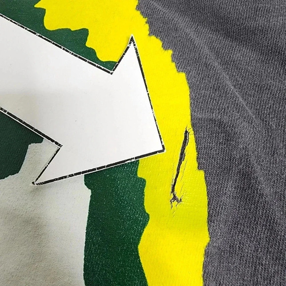 Apex One Green Bay Packers Graphic Men's Shirt Size Large Football Double Sided - Picture 9 of 9